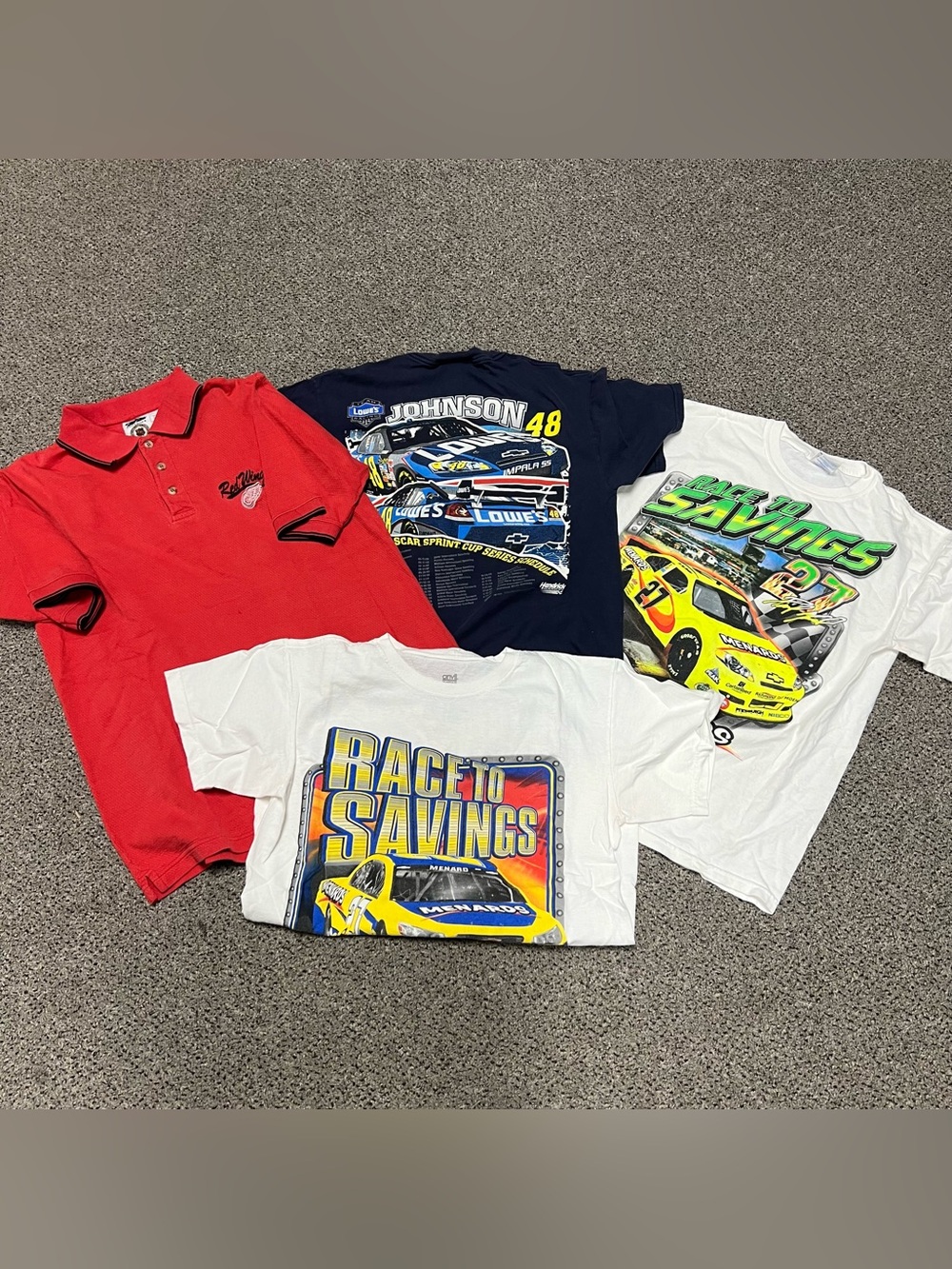 Medium Sports/Racing Shirt Lot